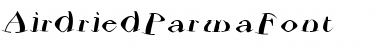 AirdriedParmaFont Regular Font
