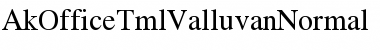 AkOfficeTmlValluvan Normal Font