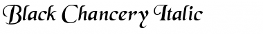 Black Chancery Italic