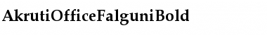 AkrutiOfficeFalguni Bold Font