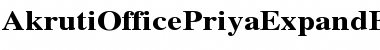 AkrutiOfficePriyaExpand Font