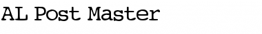 AL Post Master Font