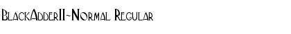 BlackAdderII-Normal Font