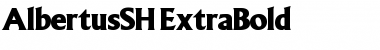 AlbertusSH ExtraBold Font
