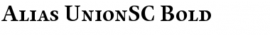 Alias UnionSC Bold Font