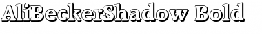 AliBeckerShadow Font