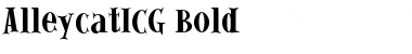 AlleycatICG Bold Font