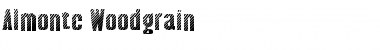 Almonte Woodgrain Font