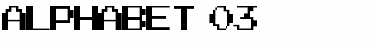 Alphabet_03 Font