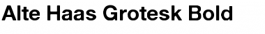 Alte Haas Grotesk Bold Font