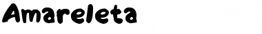 Amareleta Regular Font