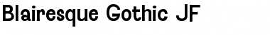 Blairesque Gothic JF Regular Font