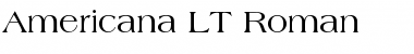 Americana LT Regular Font