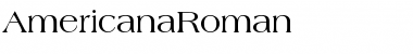 AmericanaRoman Roman Font