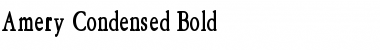 Amery Condensed Bold Font