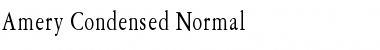 Amery Condensed Normal