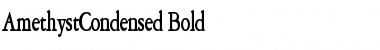 AmethystCondensed Bold Font