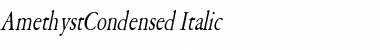 AmethystCondensed Italic