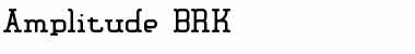 Amplitude BRK Font