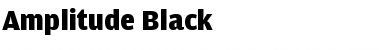 Amplitude-Black Font