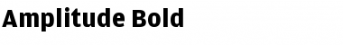 Amplitude-Bold Font