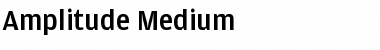 Amplitude-Medium Font