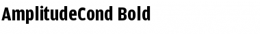 AmplitudeCond-Bold Regular Font