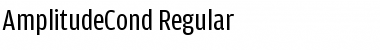 AmplitudeCond-Regular Font