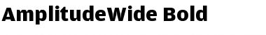 AmplitudeWide-Bold Font