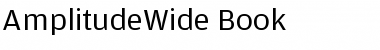 AmplitudeWide-Book Font