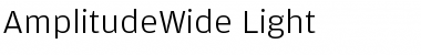 AmplitudeWide-Light Font