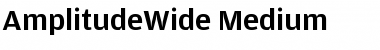 AmplitudeWide-Medium Font