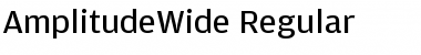 AmplitudeWide-Regular Font