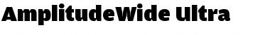 AmplitudeWide-Ultra Font