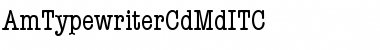 AmTypewriterCdMdITC Medium Font
