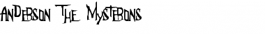 Anderson The Mysterons Font
