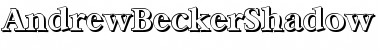 AndrewBeckerShadow Font