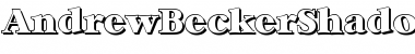 AndrewBeckerShadow-Heavy Regular Font