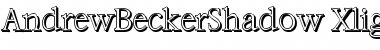 AndrewBeckerShadow-Xlight Regular Font