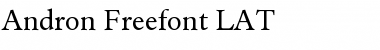 Andron Freefont LAT Font