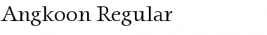 Angkoon-Regular Font
