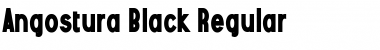 Angostura Black Font