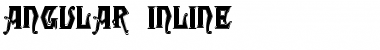 Angular Inline Regular Font