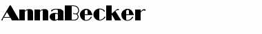 AnnaBecker Regular Font