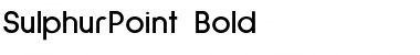 Sulphur Point Bold Font
