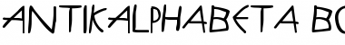 AntikAlphaBeta-Bold Font