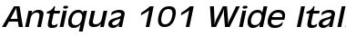 Antiqua 101 Wide Font