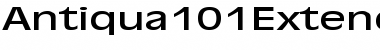 Antiqua101Extended Normal Font