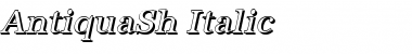 AntiquaSh Italic Font