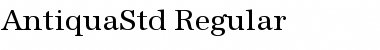AntiquaStd Regular Font